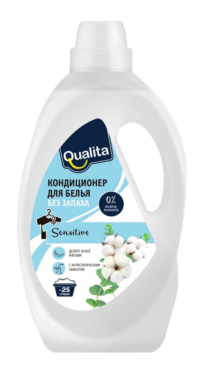 Кондиционер Qualita без запаха, 1л