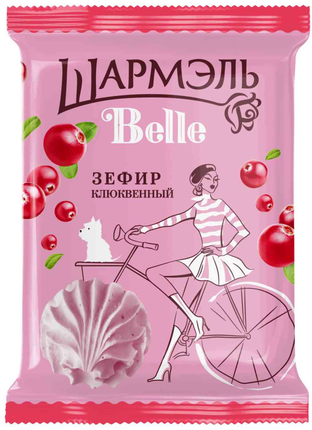 Зефир Шармэль Belle клюквенный, 150г