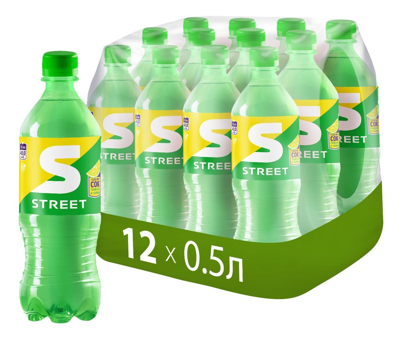 Напиток Street газированный, 500мл x 12 шт