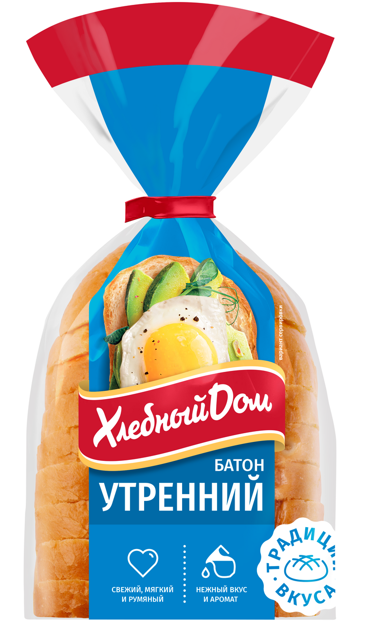 Батон Хлебный дом Утренний, 200г