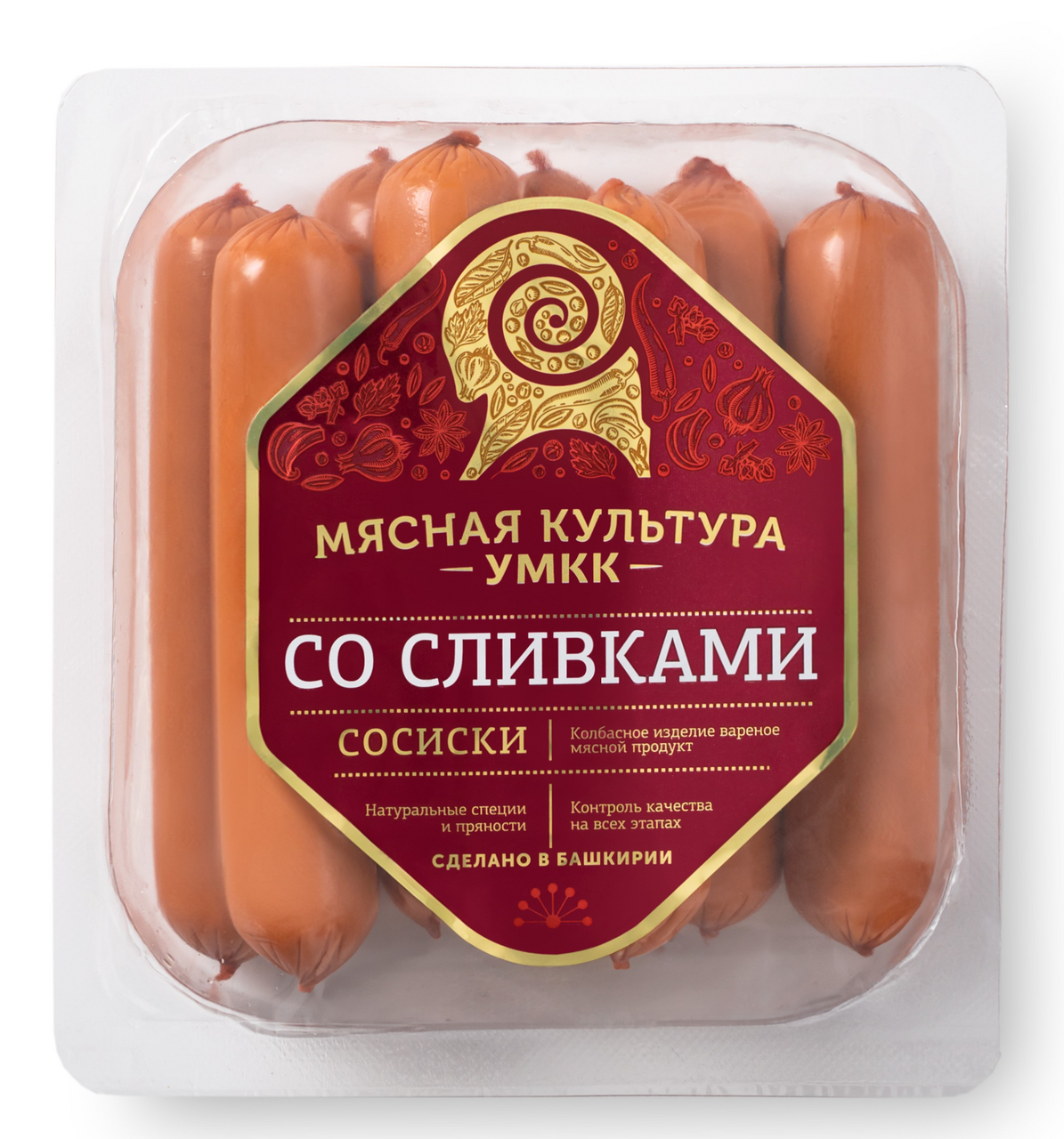 Сосиски Умкк со сливками, 400г