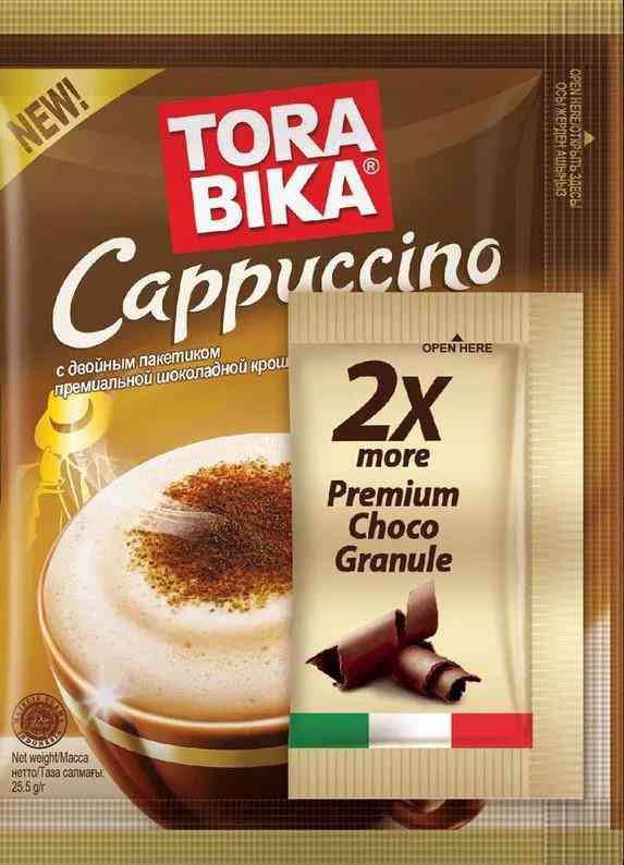 Кофейный напиток растворимый Torabika Cappuccino с шоколадной крошкой, 25,5г