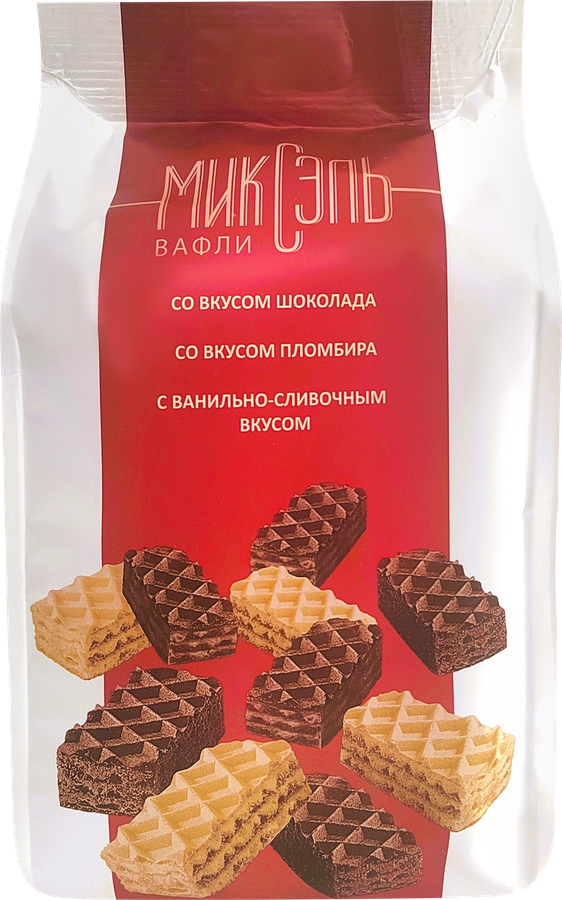 Вафли САРАТОВСКАЯ КФ Миксэль, 250г