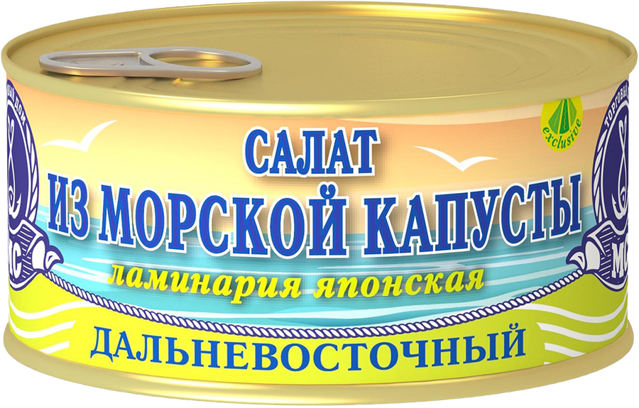 Салат из морской капусты МОРСКОЕ СОДРУЖЕСТВО Дальневосточный, 220г