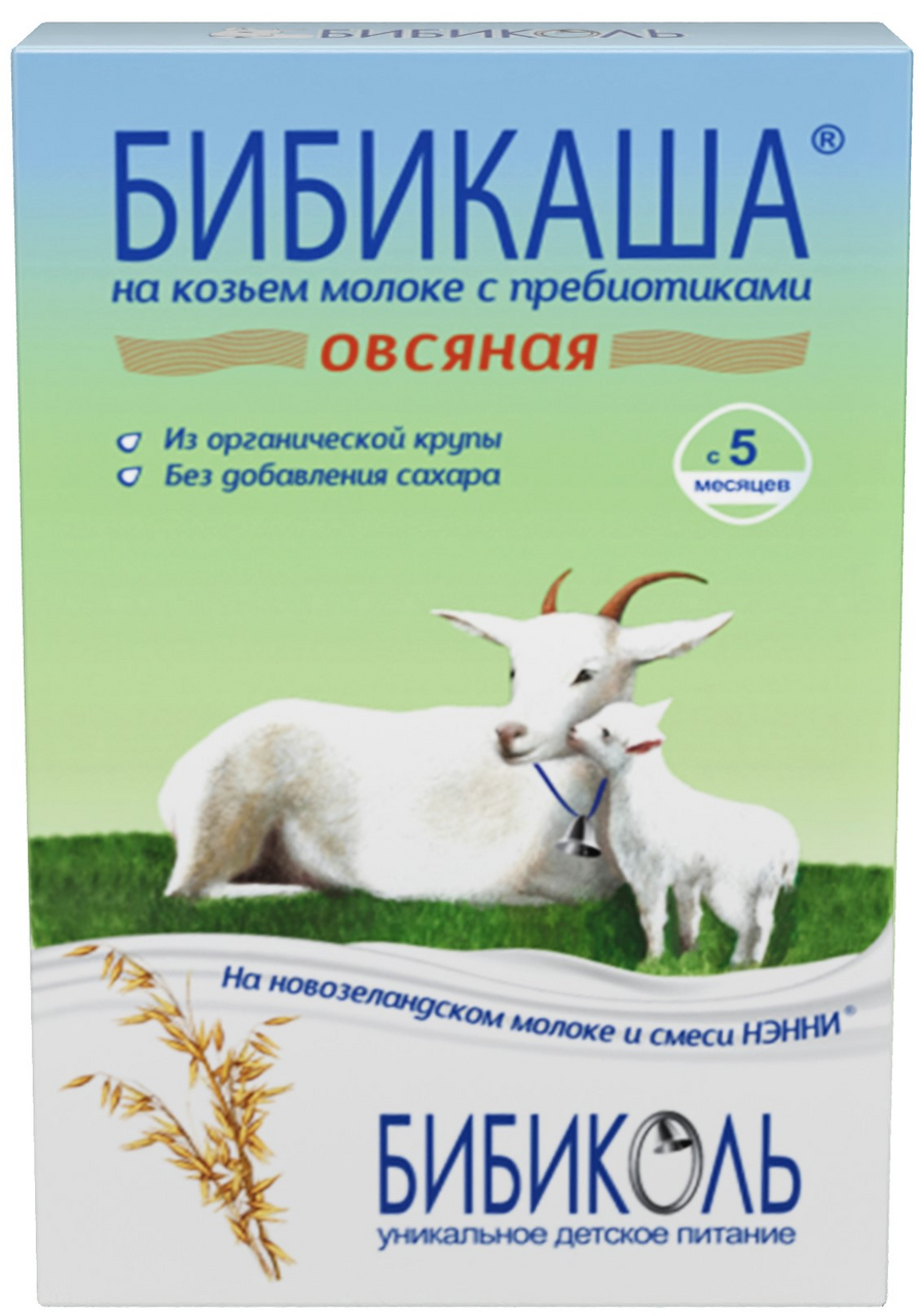 Каша молочная детская Бибикаша Овсяная с 5 месяцев, 200г