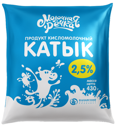 Катык Молочная речка 2.5%, 430г