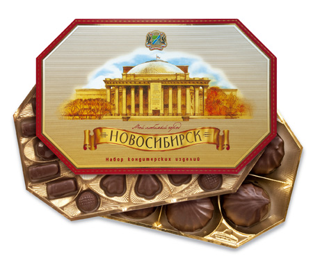 Набор шоколадных конфет НШФ Мой любимый город, 720г