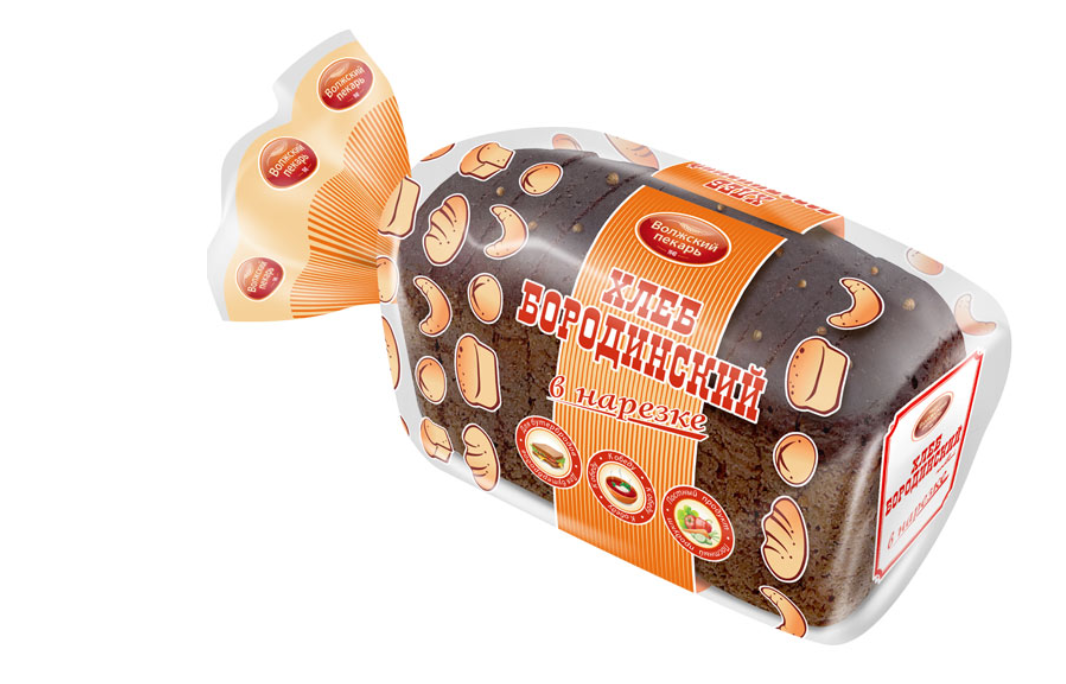 Хлеб Волжский пекарь Бородинский нарезка, 300г