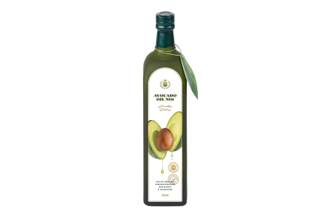 Масло авокадо Avocado Oil No1 гипоаллергенное рафинированное ст/б 1 л Испания / Супермаркет