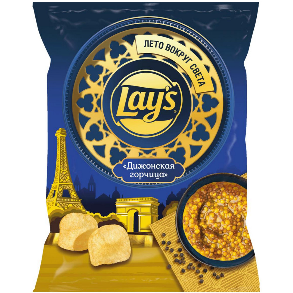Чипсы Lay's со вкусом Дижонская Горчица, 125г