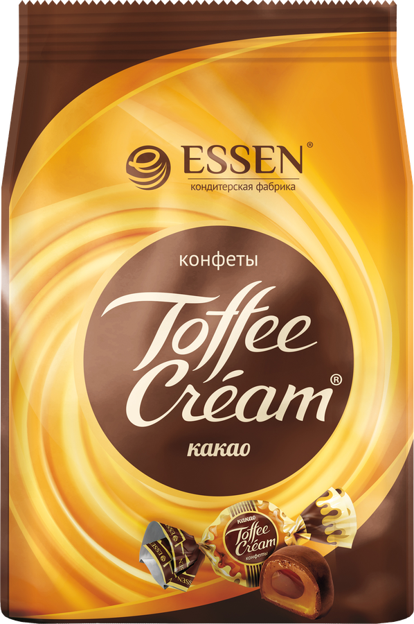 Конфеты ESSEN Toffee cream с какао, 200г