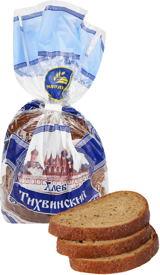 Хлеб КАРАВАЙ Тихвинский, в нарезке, 300г