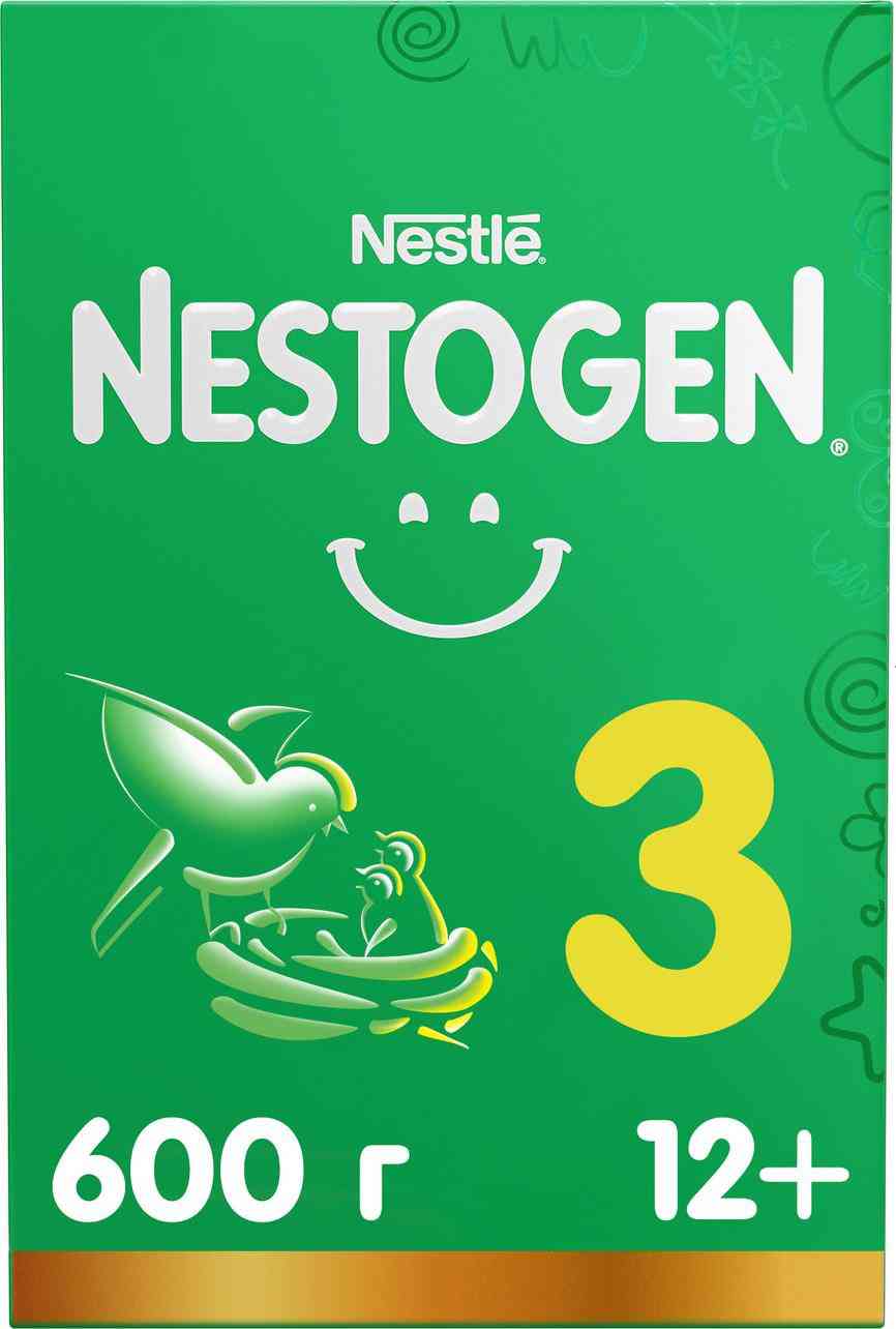 Сухое детское молочко Nestogen 3 с 12 месяцев, 600г