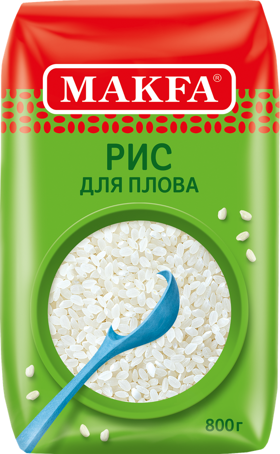 Рис для плова MAKFA шлифованный, 800г