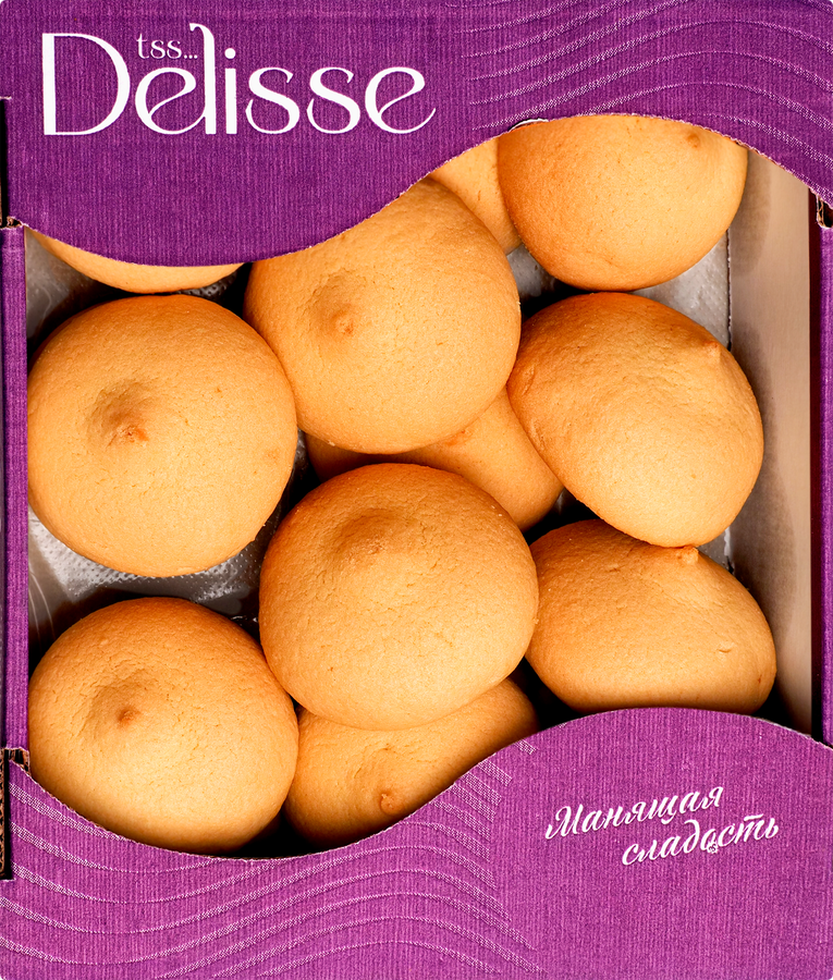Изделие сдобное DELISSE Сочинское с брусничной начинкой, 350г