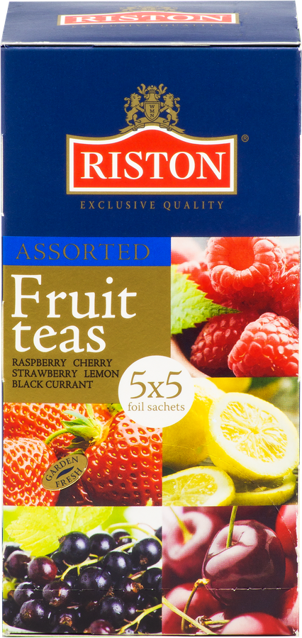 Чай черный RISTON Assorted Fruit Teas Фруктовое ассорти, 25пак