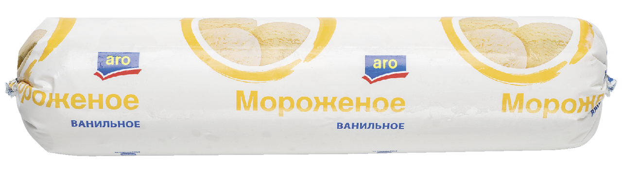 aro Мороженое молочное Ванильное, 1кг
