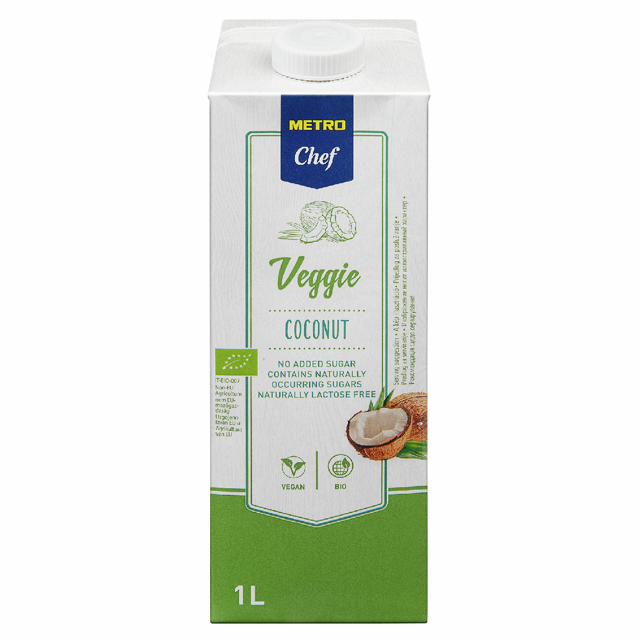 METRO Chef Bio Напиток растительный кокосовый Veggie, 1л