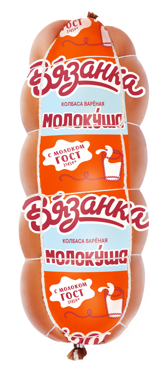Колбаса Вязанка Молокуша вареная, ~1.35кг