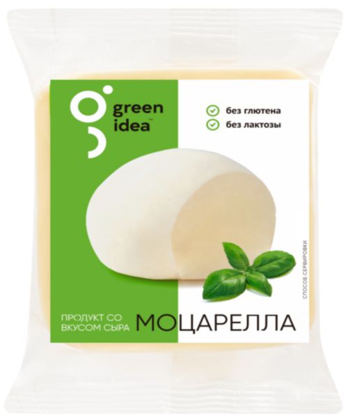 Пищевой продукт на основе крахмала Green Idea со вкусом сыра Моцарелла, 200г