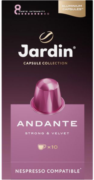 Кофе в капсулах Jardin Andante, 10 шт × 5г