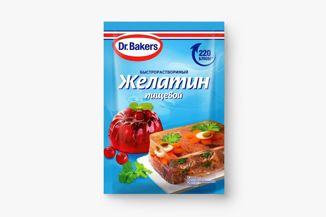 Желатин Dr. Bakers пищевой 10 г / Супермаркет