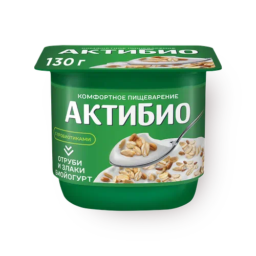 Биойогурт «АктиБио» отруби и злаки 2,9%