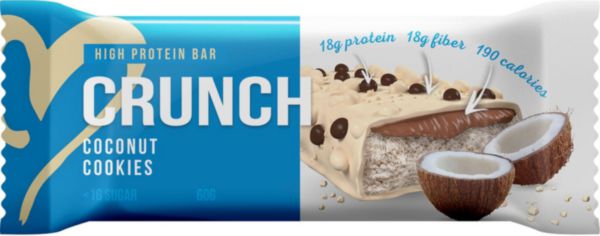 Батончик протеиновый Crunch кокосовое печенье, 60г