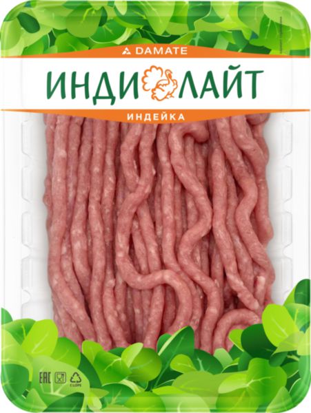 Фарш Индилайт Два мяса индейка-говядина, 400г