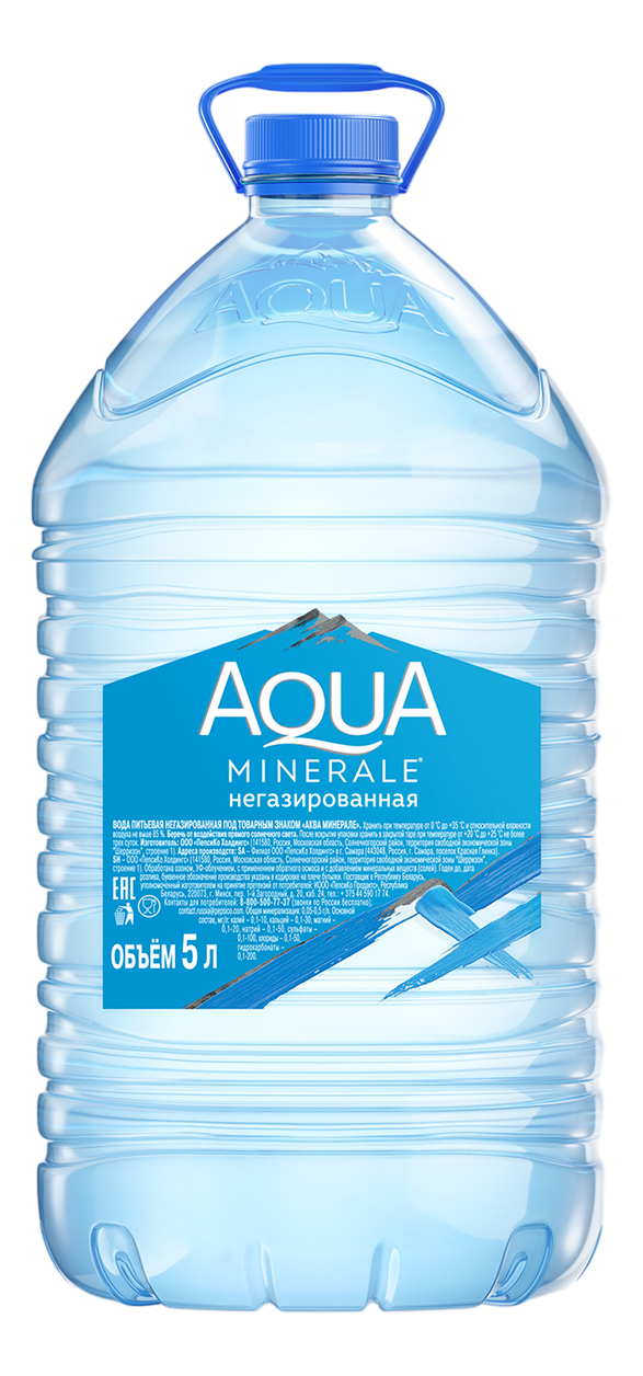 Вода Aqua Minerale питьевая негазированная, 5л