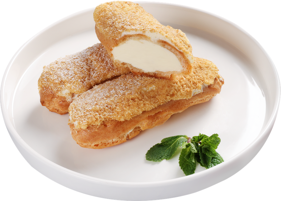 Набор пирожных Эклер, в обсыпке, с масляным кремом ЛЕНТА FRESH, 210г