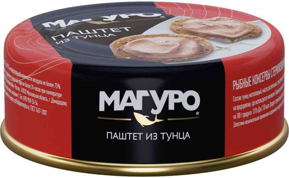 Паштет из тунца Магуро, 90г