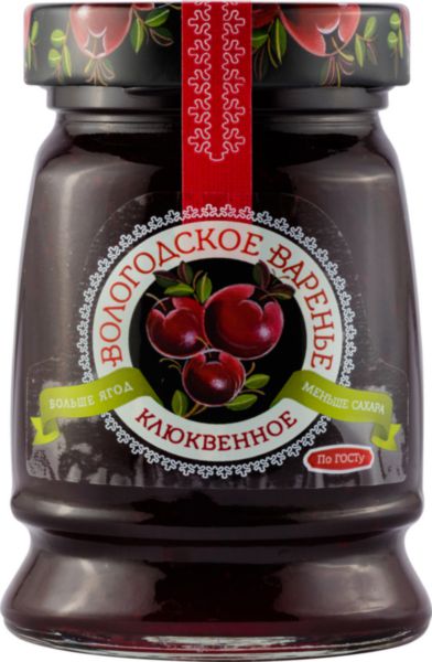 Варенье клюквенное Вологодское, 370г