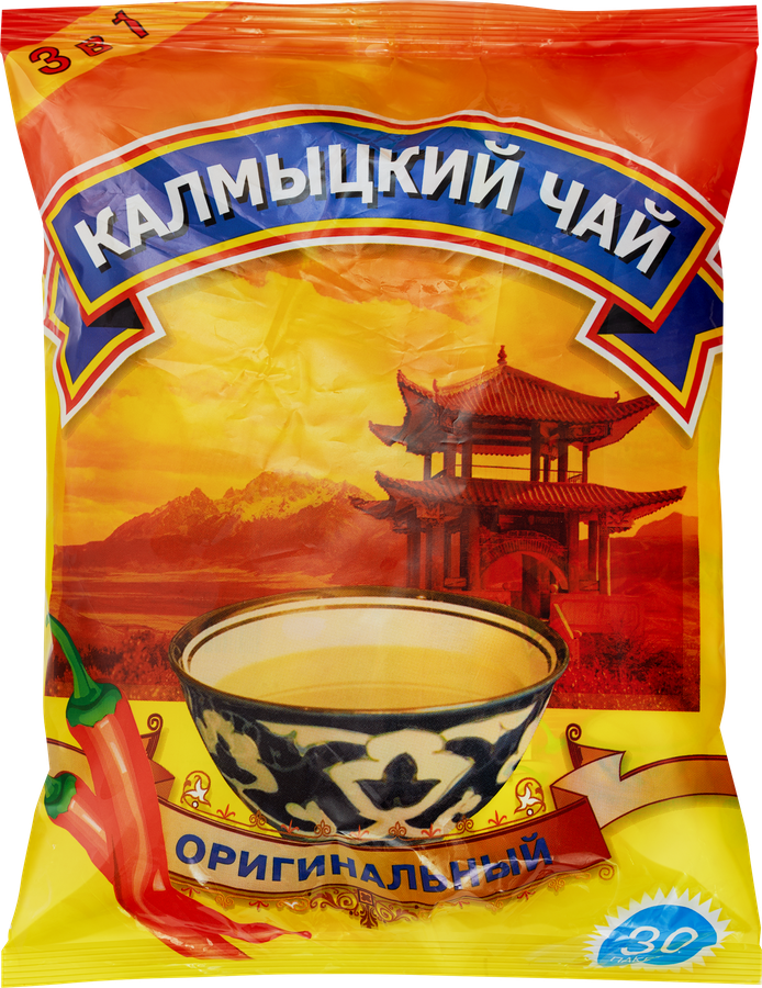 Напиток чайный КАЛМЫЦКИЙ Оригинальный 3в1, 30пак