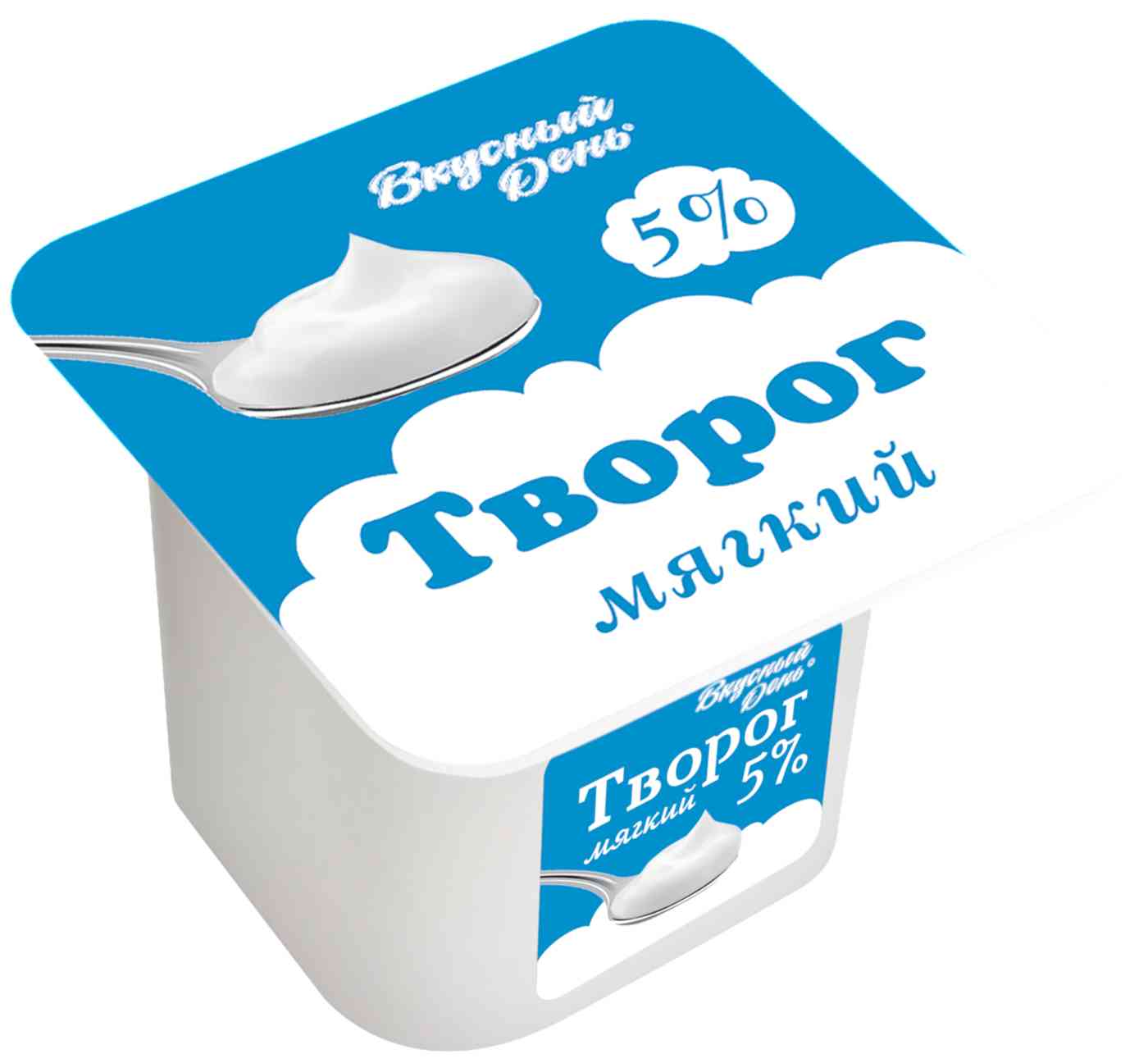 Творог Вкусный день 5%, 100г