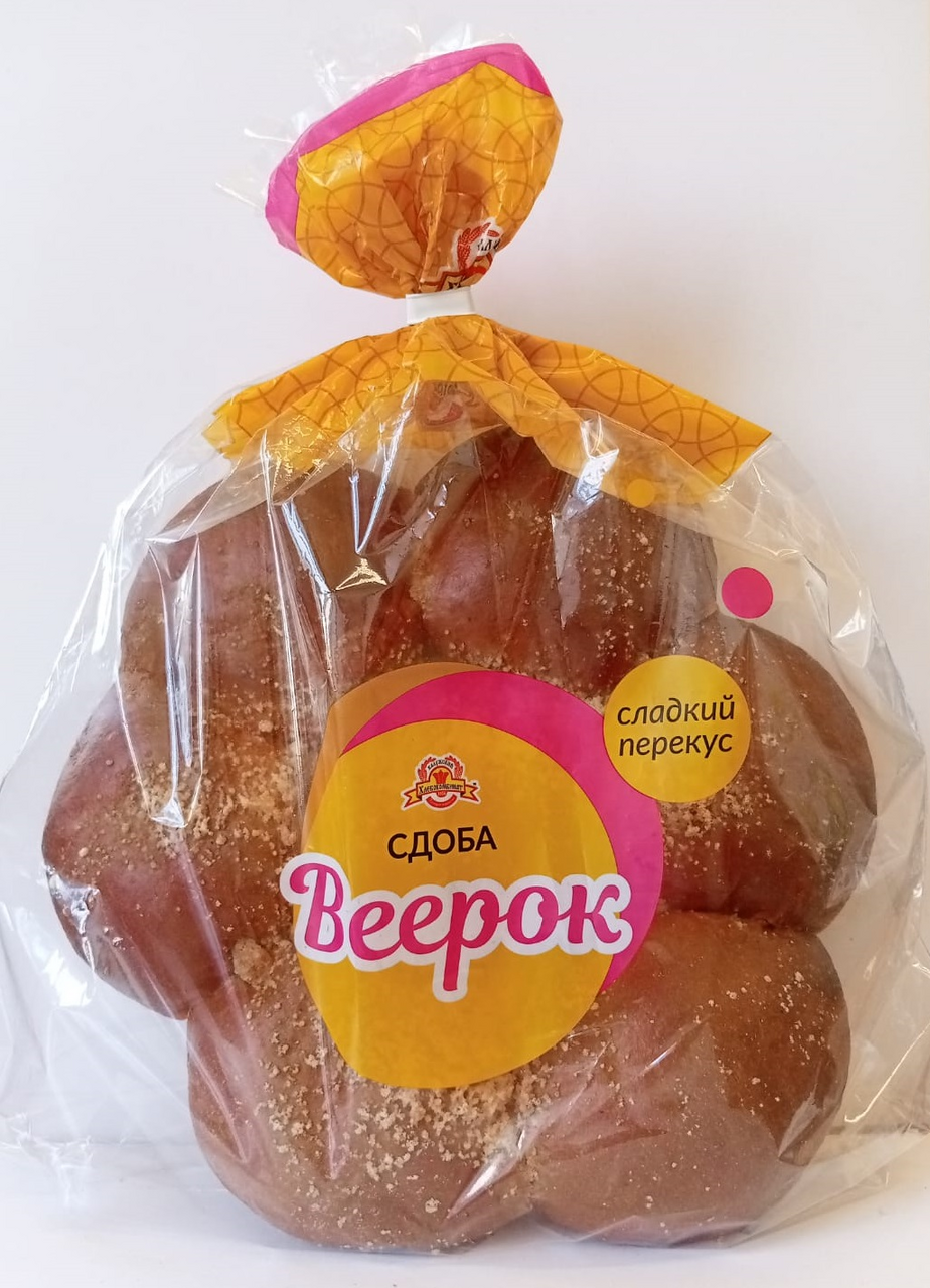 Сдоба Калужский хлебокомбинат Веерок, 350г
