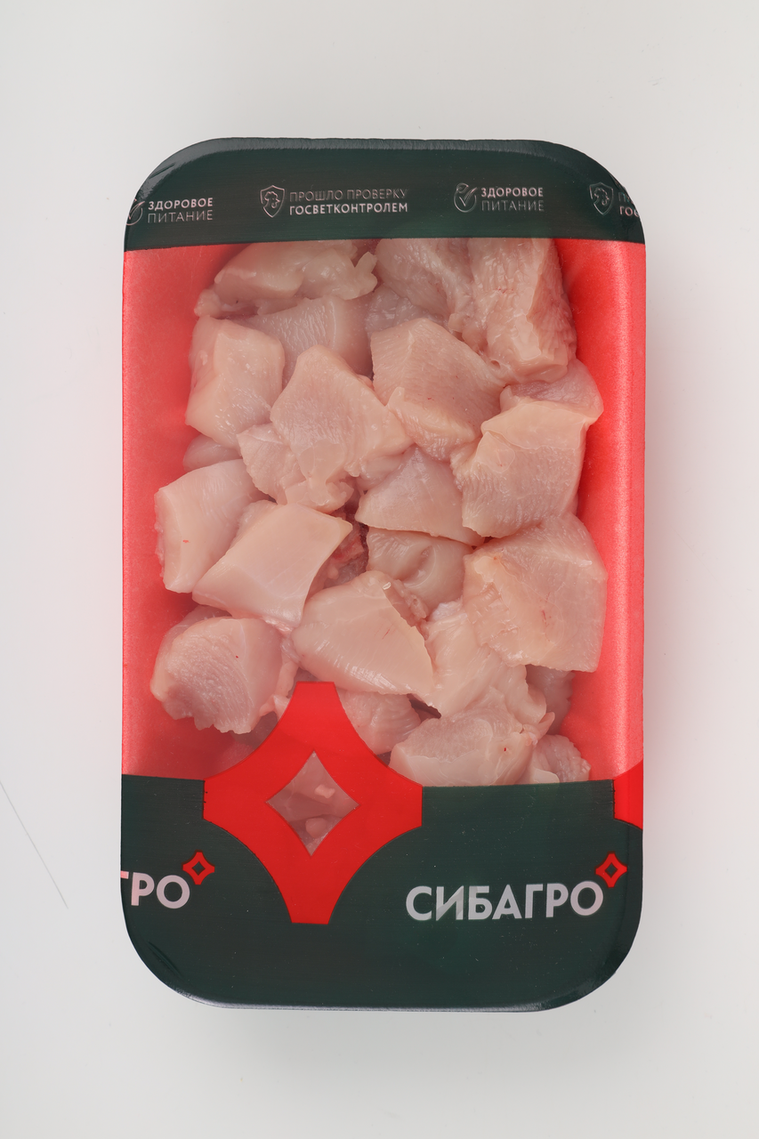 Гуляш из филе цыпленка-бройлера Сибагро охлажденный, 500г
