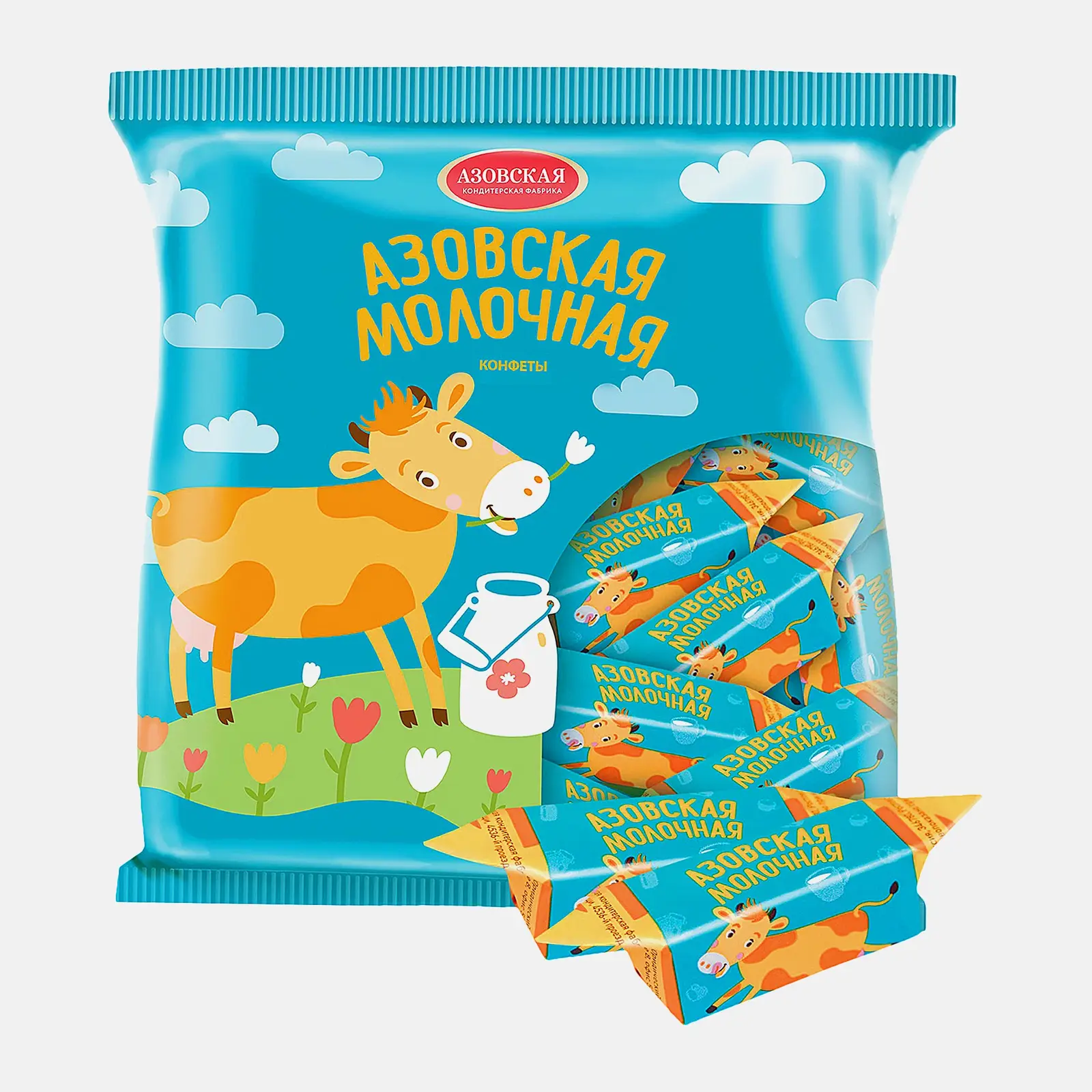 Конфеты молочные Азовская КФ 300г
