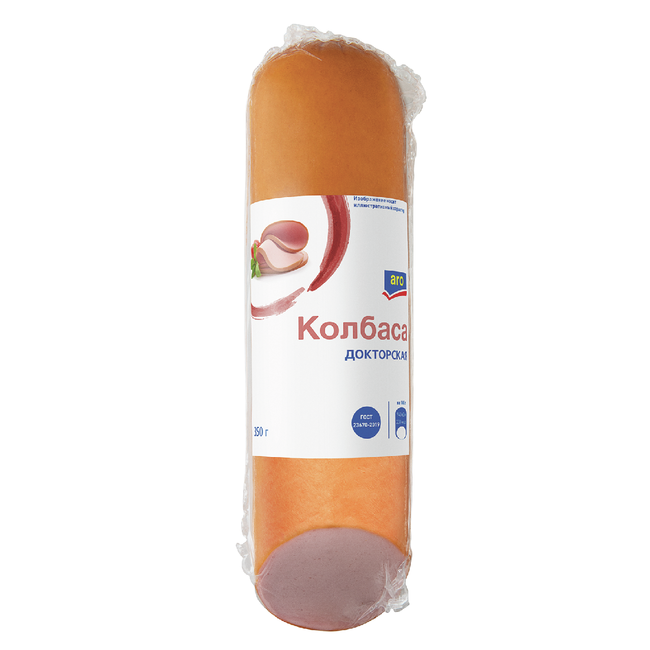 aro Колбаса докторская, 350г