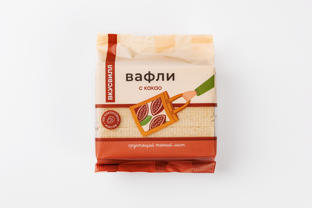 Вафли с какао, 90г