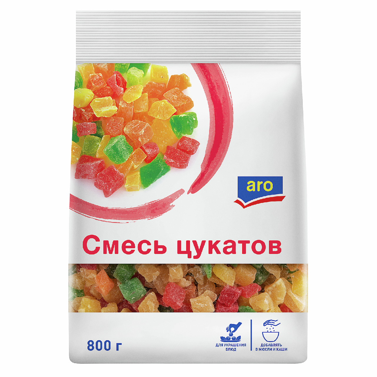 aro Цукаты ананас-папайя, 800г