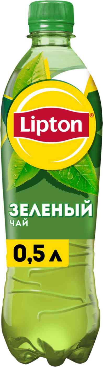 Холодный чай зелёный Lipton, 0,5л