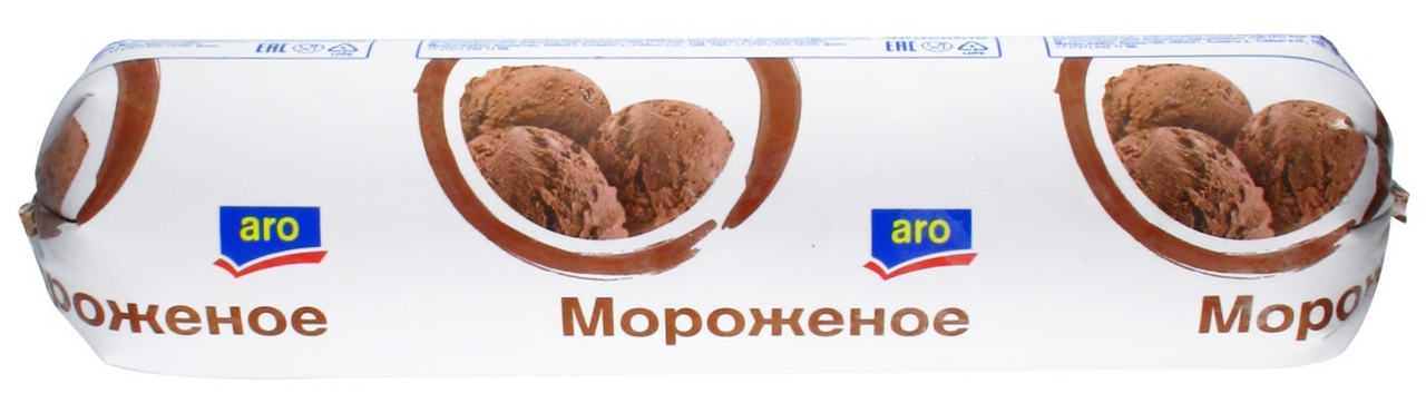 aro Мороженое молочное Шоколадное, 1кг