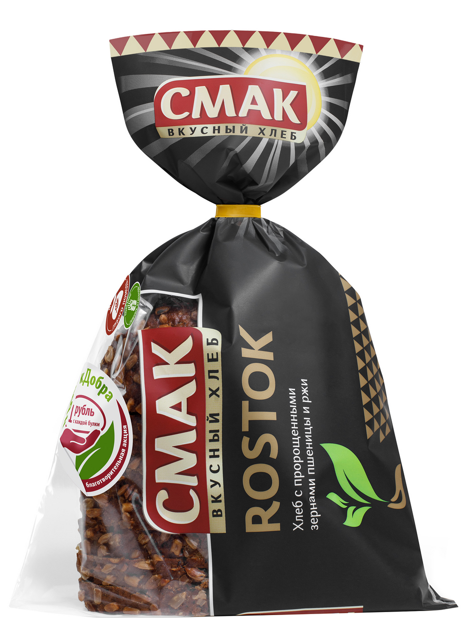 Хлеб Смак Rostok нарезка, 300г