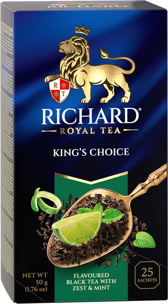 Чай Richard Tea No1 черный мята-цитрус (2г х 25шт), 50г