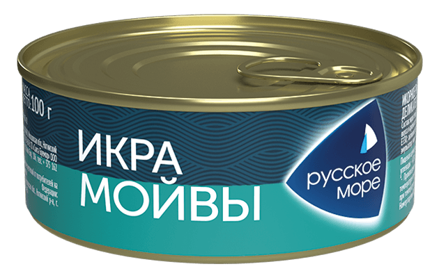 Икра мойвы Русское море, 100г