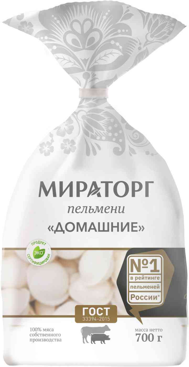 Пельмени домашние Мираторг, 700г
