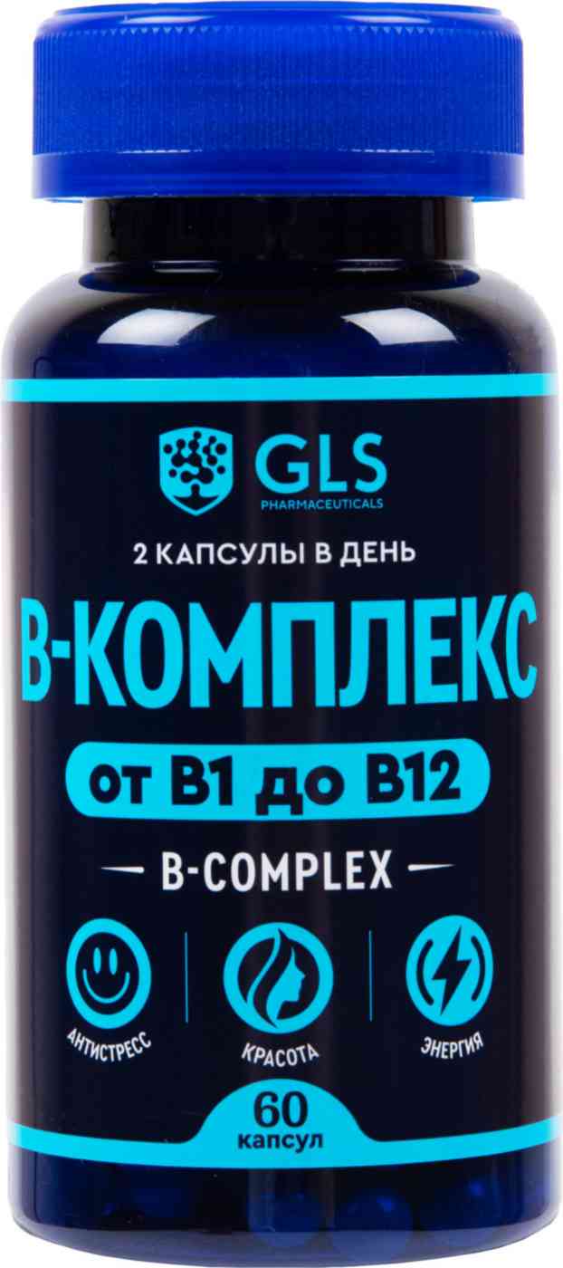 БАД GLS Pharmaceuticals B-комплекс, 60капсул