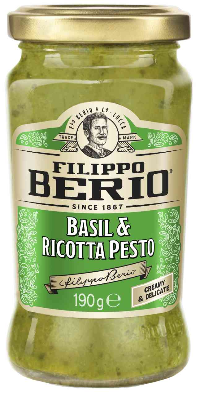 Соус песто Filippo Berio с базиликом и рикоттой, 190г