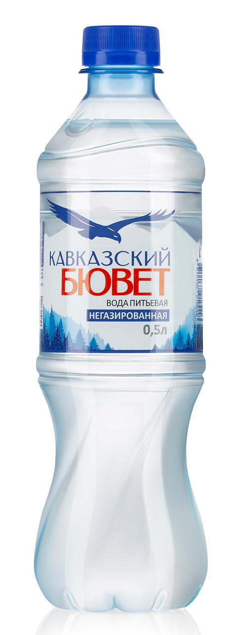 Вода Кавказский бювет питьевая негазированная, 500мл
